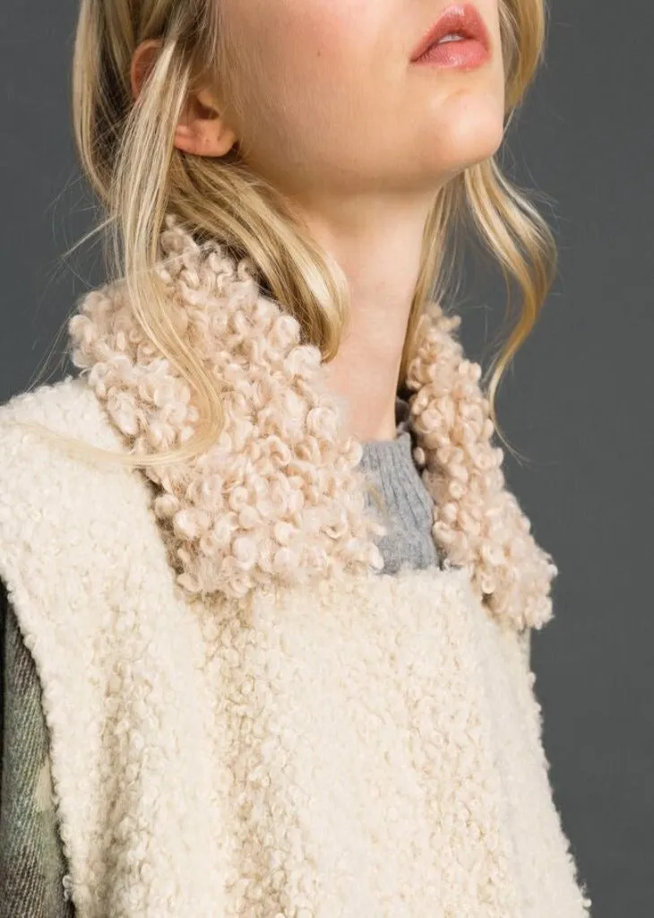 Twinset Camouflage Wool Cape