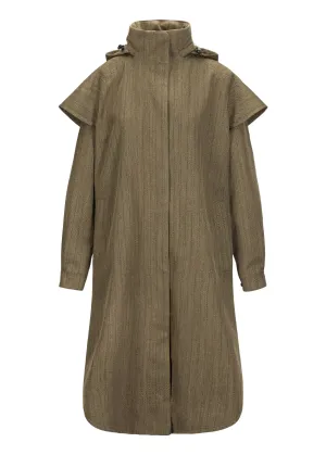 Tyfon Coat - Green Tweed