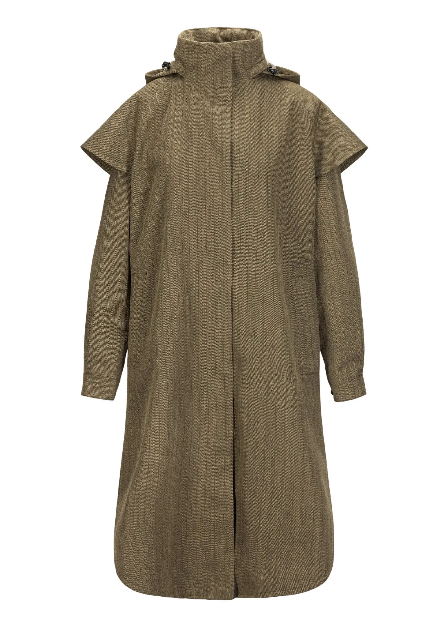 Tyfon Coat - Green Tweed