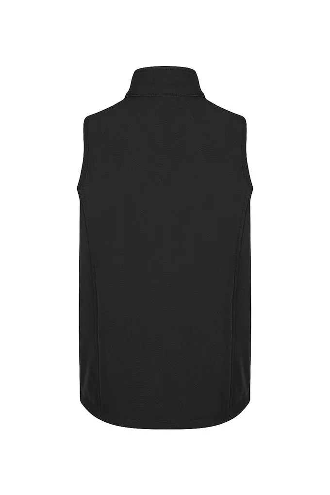 Unisex Kids Black Soft Shell Vest