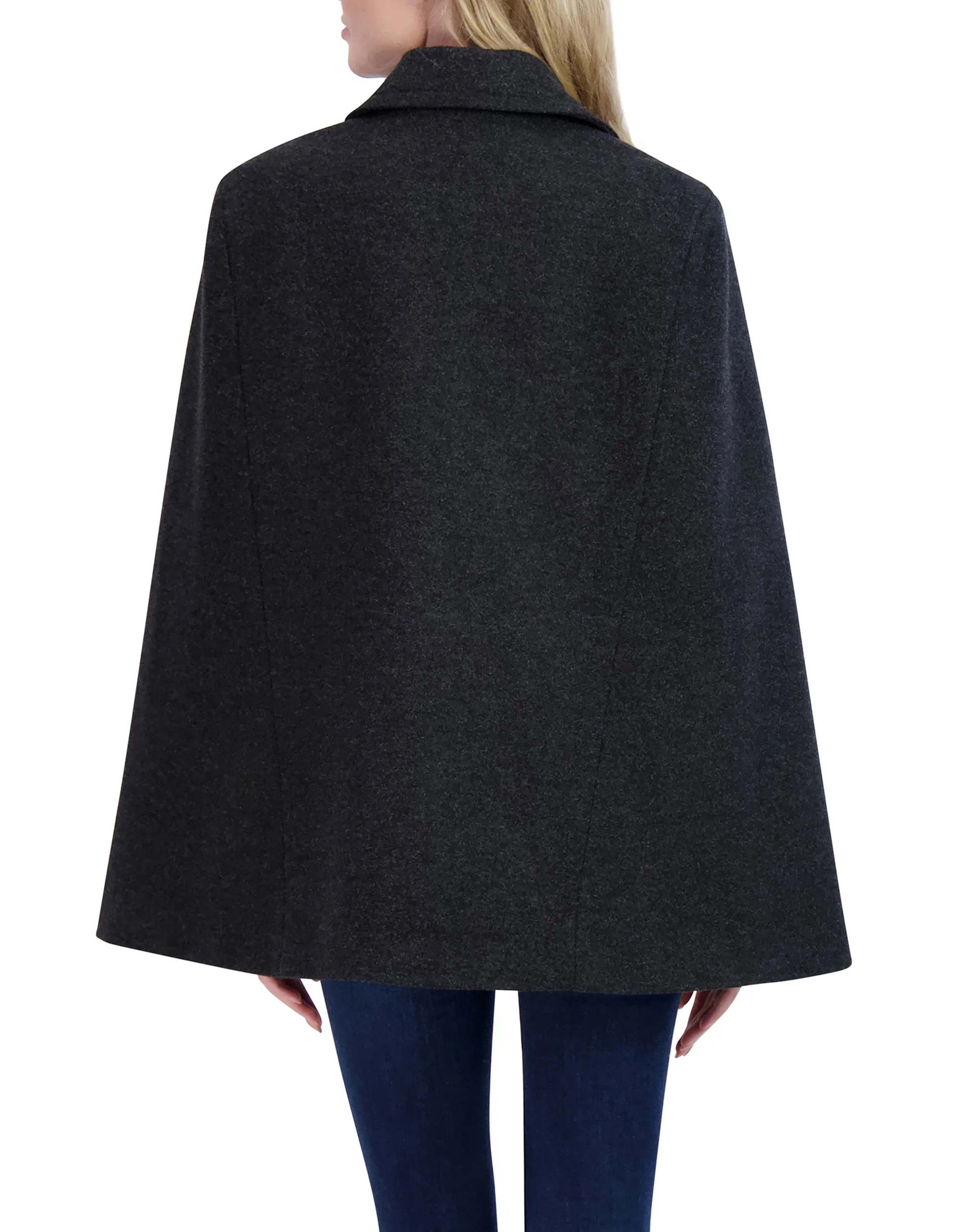 Vegan Cashmere Cape Jacket