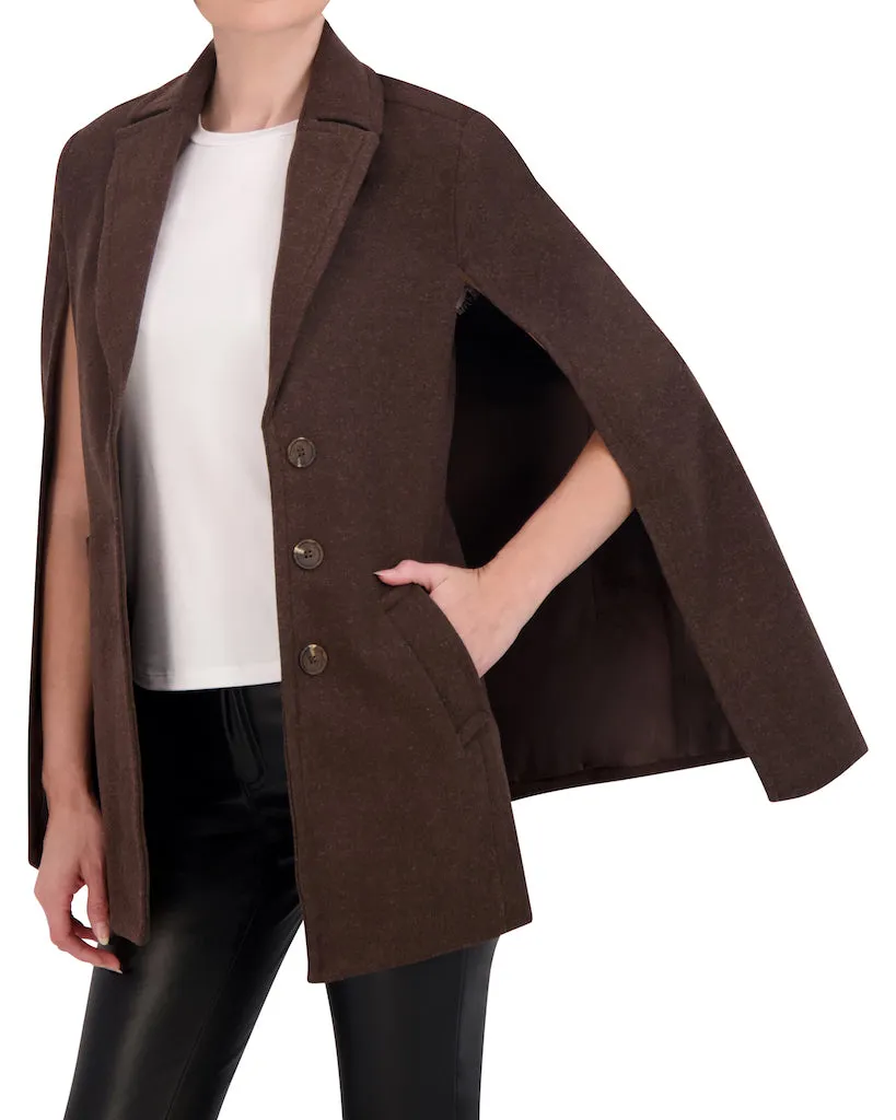 Vegan Cashmere Cape Jacket