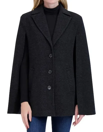 Vegan Cashmere Cape Jacket