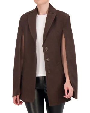 Vegan Cashmere Cape Jacket