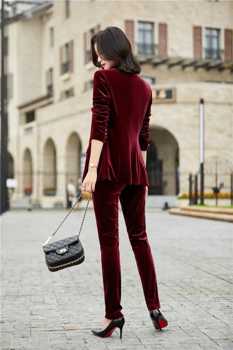 Velvet  blazer