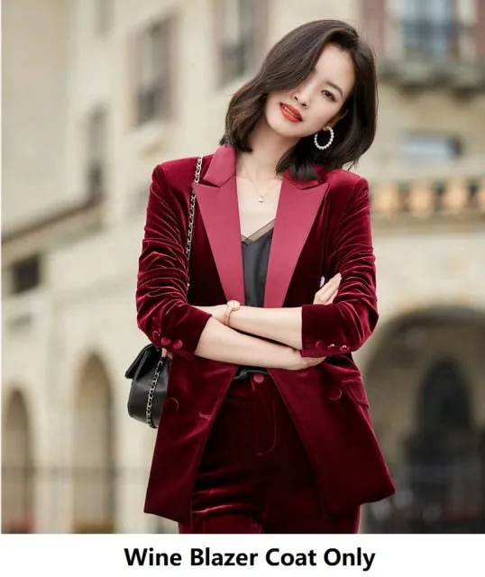 Velvet  blazer