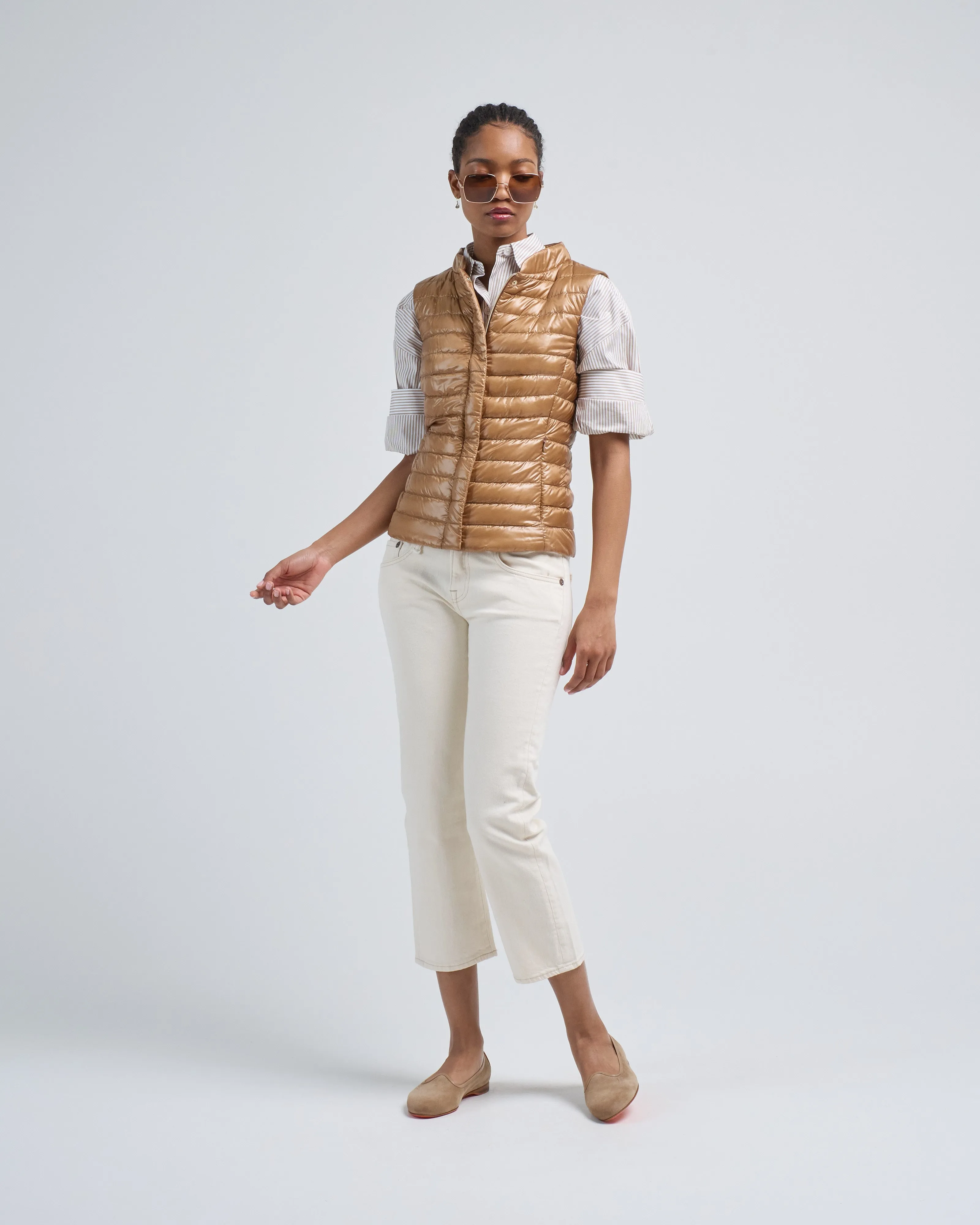 vera classic nylon fitted vest