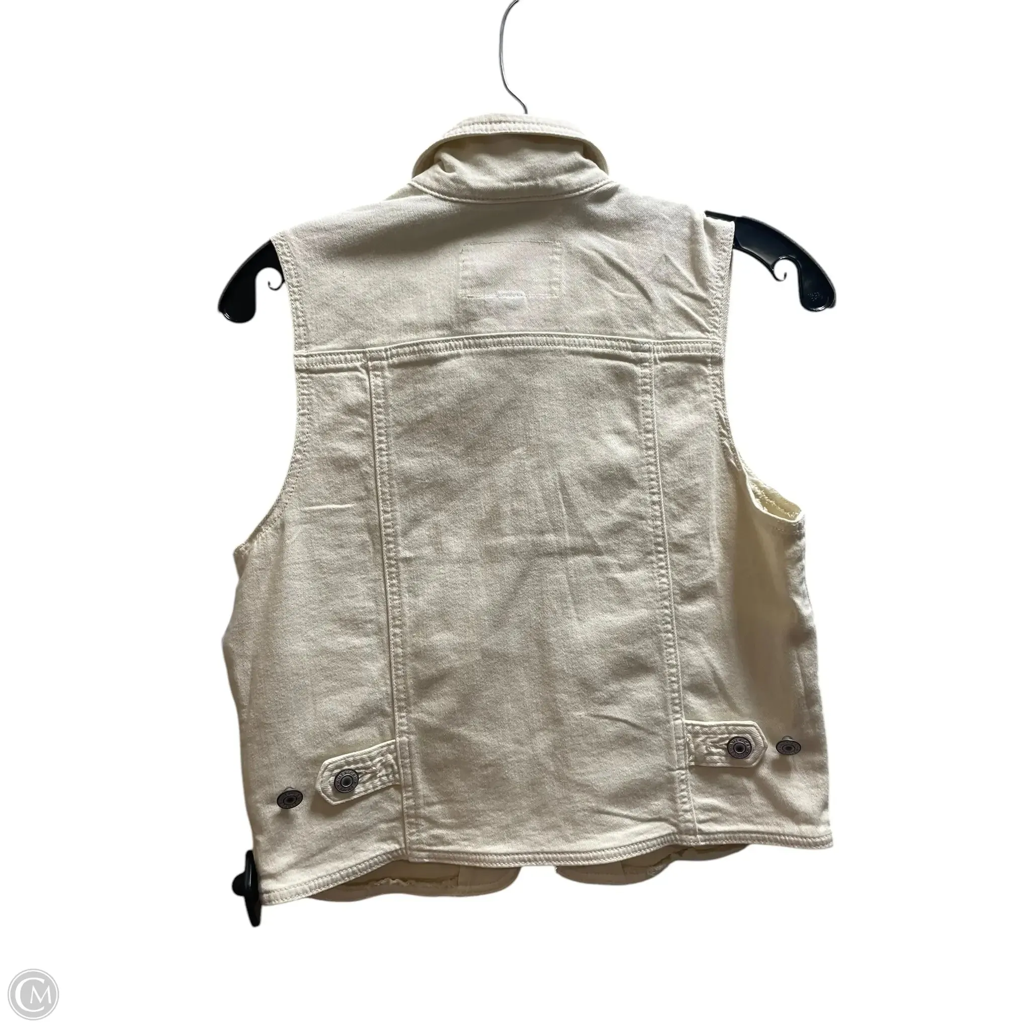 Vest Other By American Eagle In Cream, Size: S