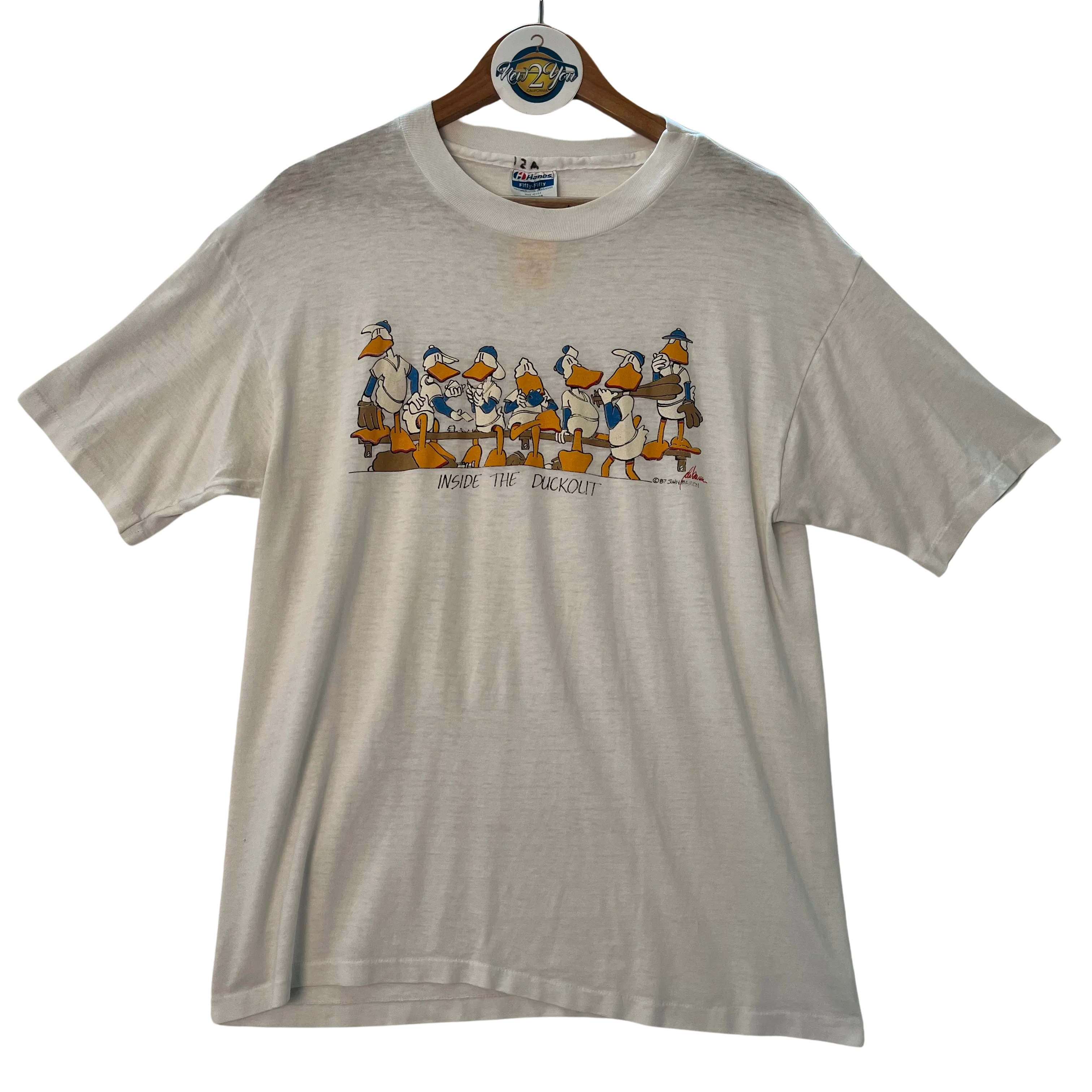 Vintage Hanes Inside The Duckout Graphic Tee