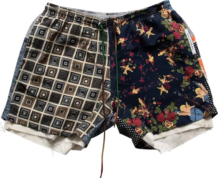 VINTAGE SCARF SHORT PANTS