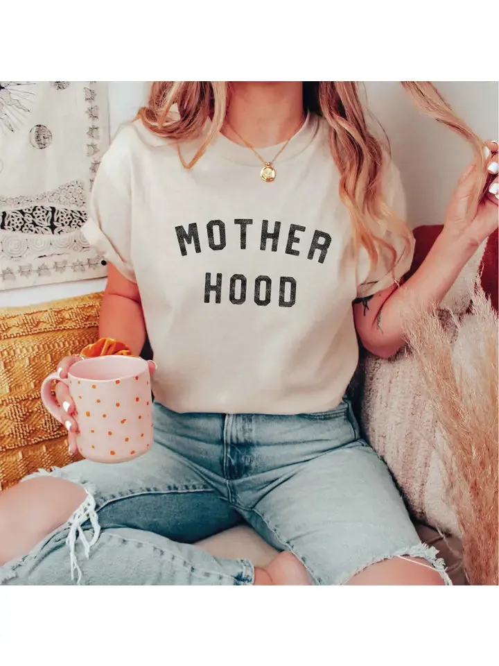 Vintage White Mother Hood Graphic Tee