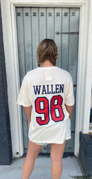 Wallen Braves 98 Ivory Graphic Tee