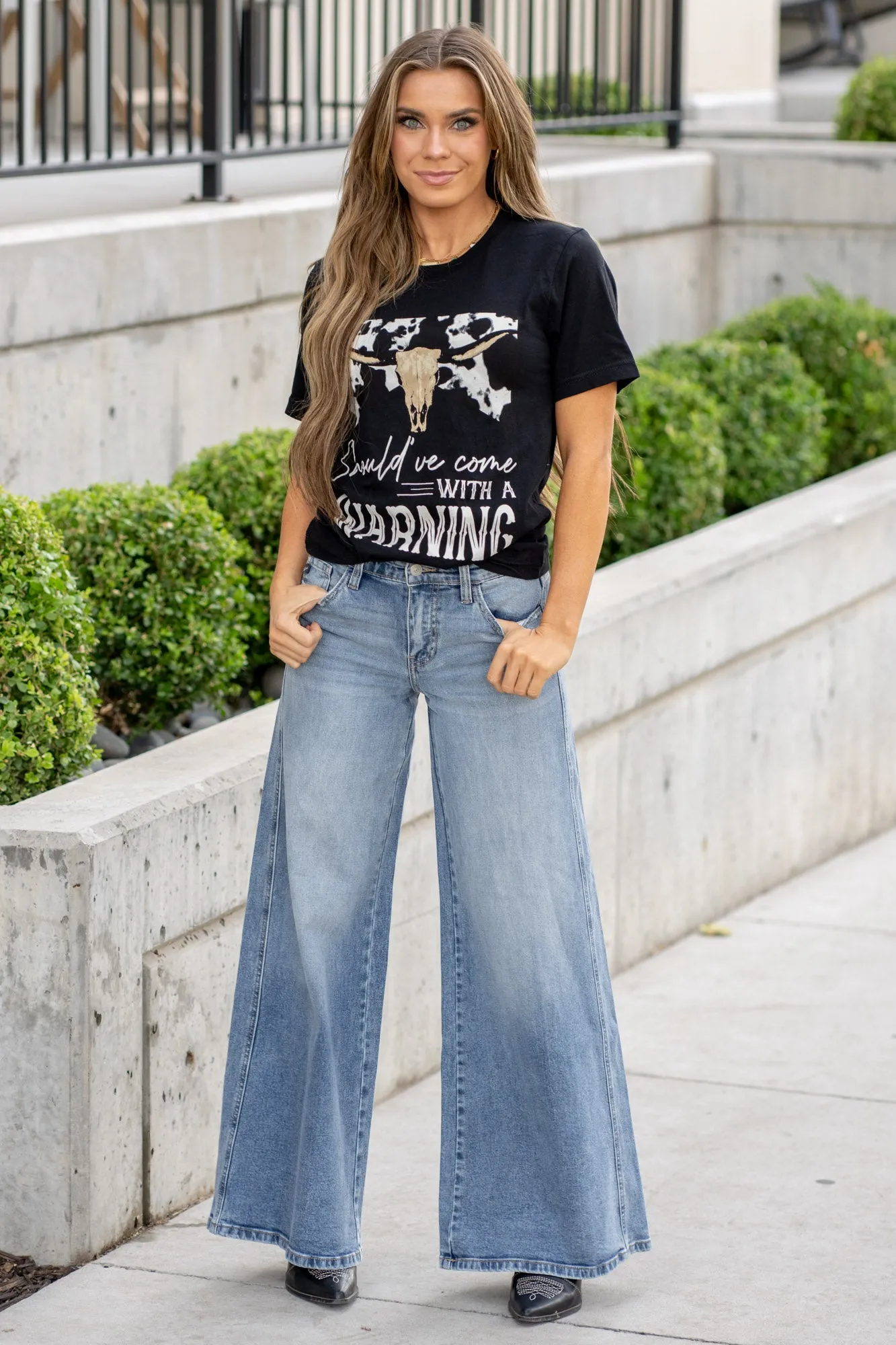 Warning Graphic Tee