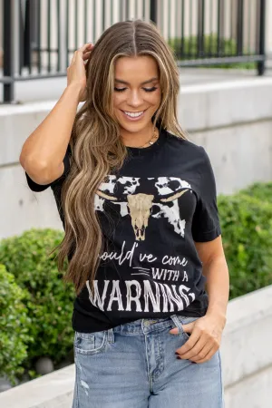 Warning Graphic Tee