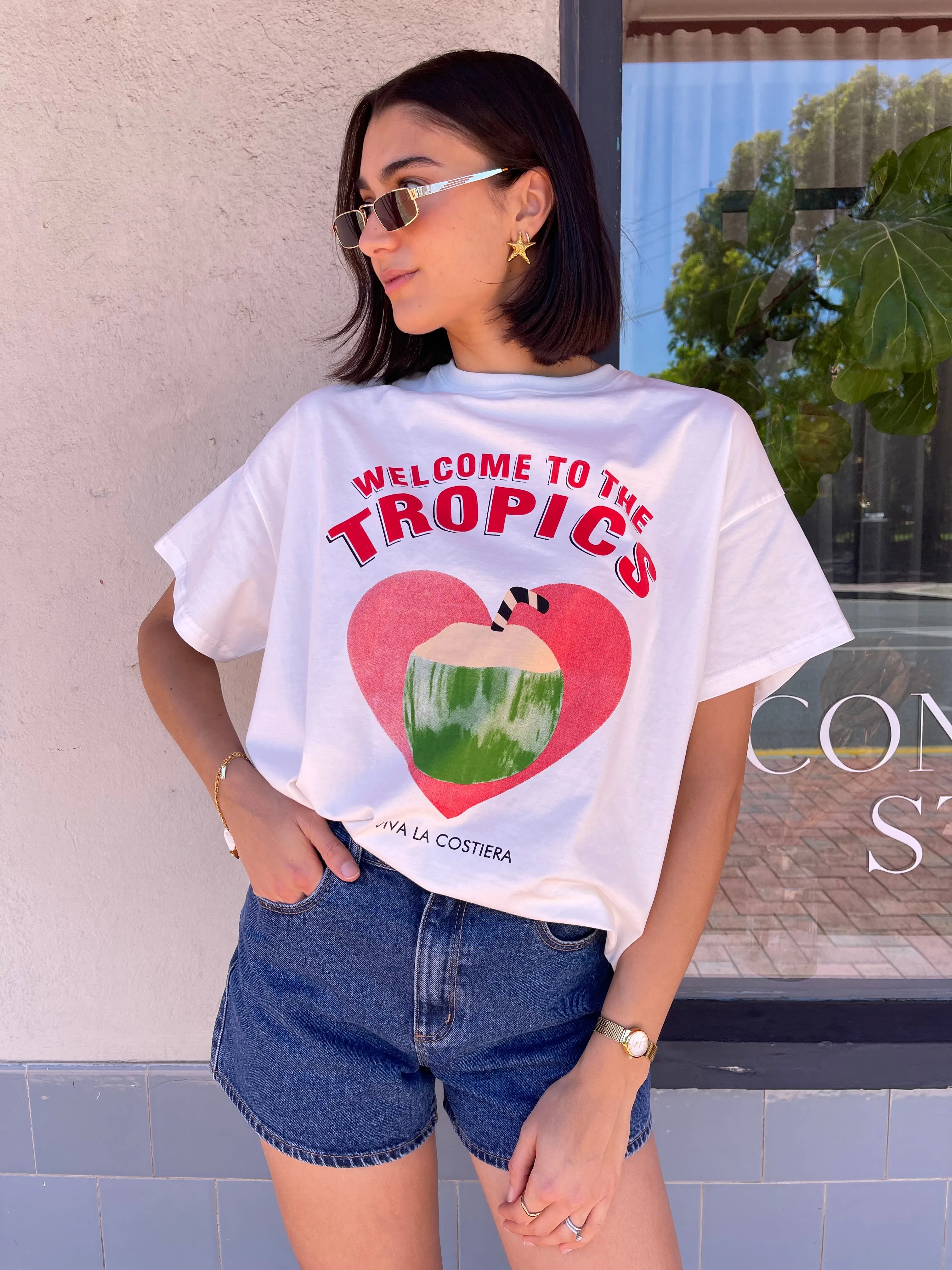 Welcome To Tropics Tee