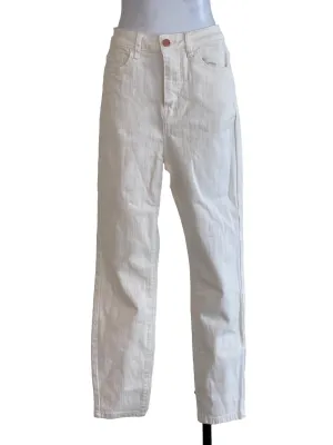 White Plain Skinny Pants