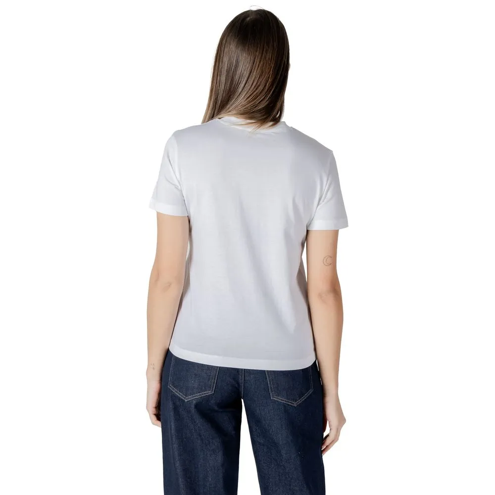 White Recycled Cotton Tops & T-Shirt