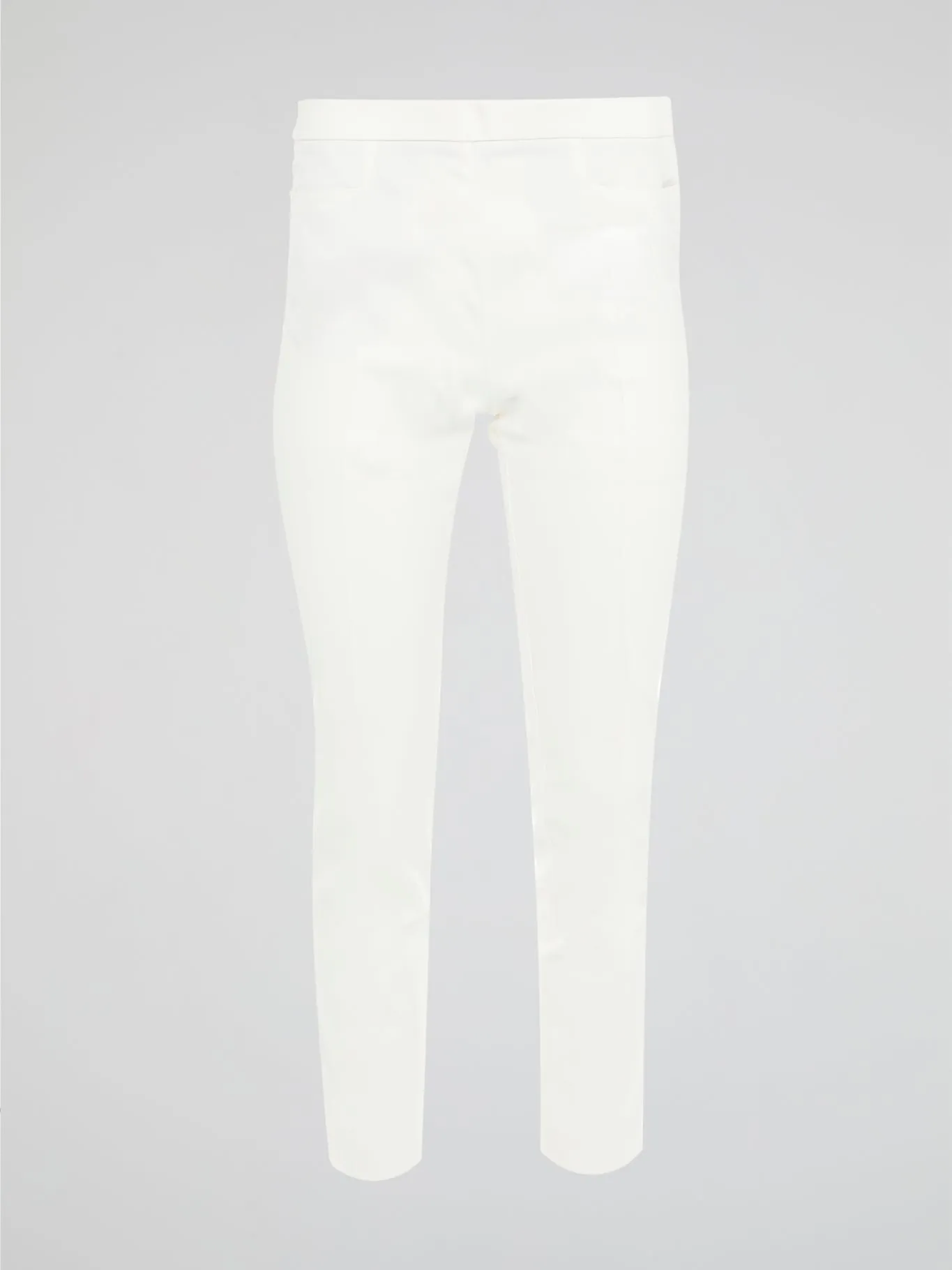 White Skinny Fit Trousers