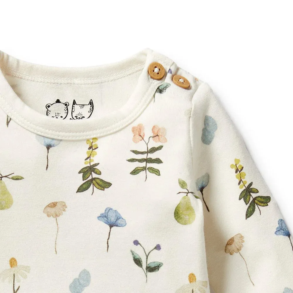 Wilson   Frenchy Organic Cotton Bodysuit - Petit Garden