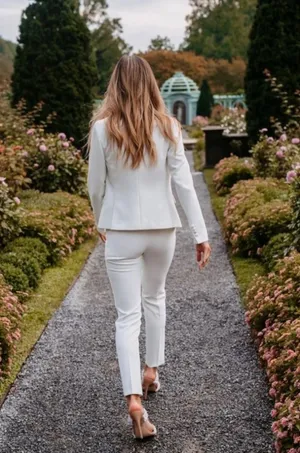 Women's Cigarette Tux Pant