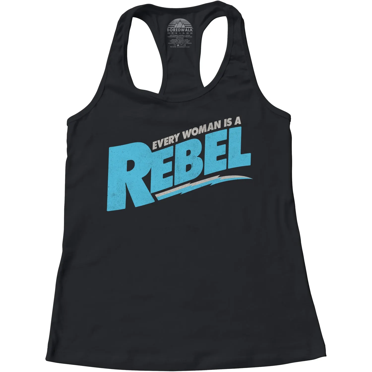 Women's Every Woman is a Rebel Racerback Tank Top