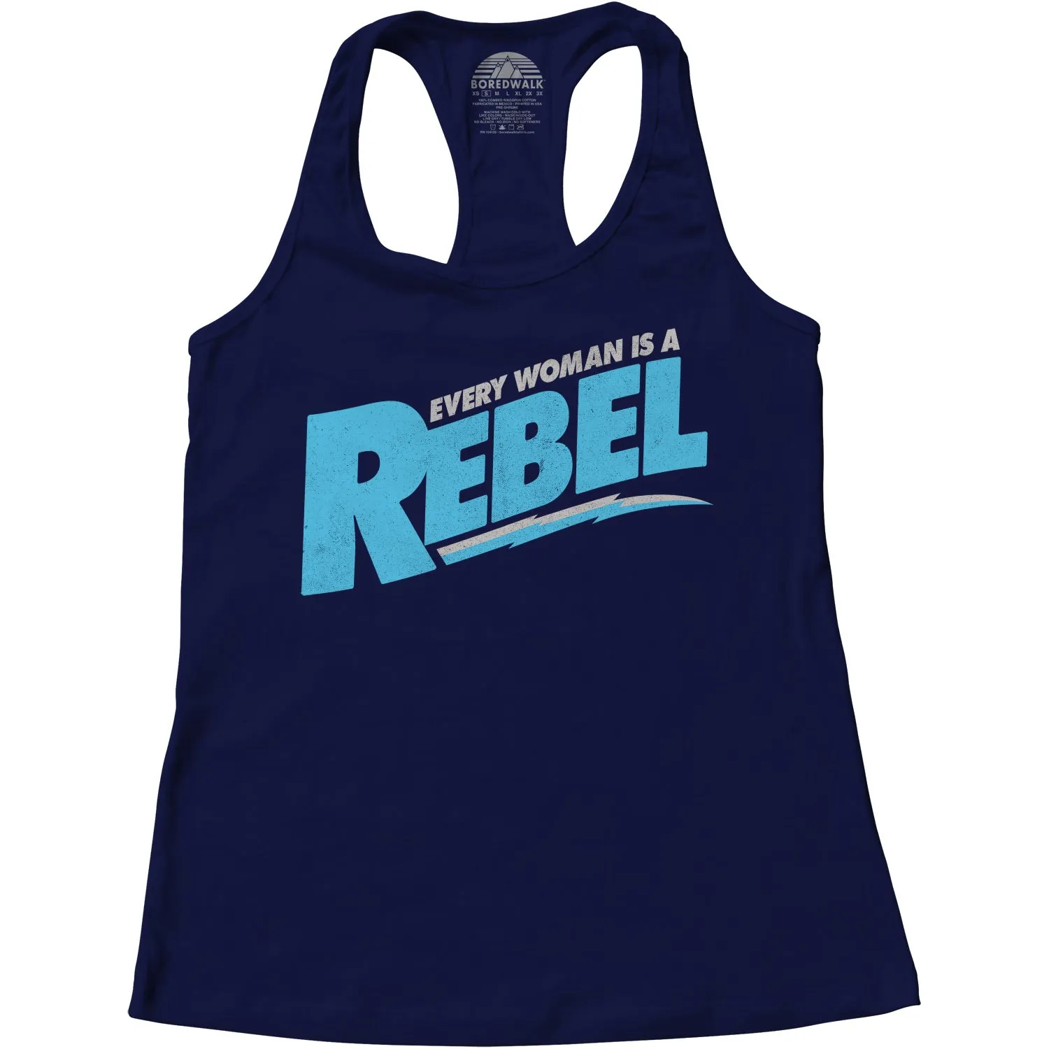 Women's Every Woman is a Rebel Racerback Tank Top