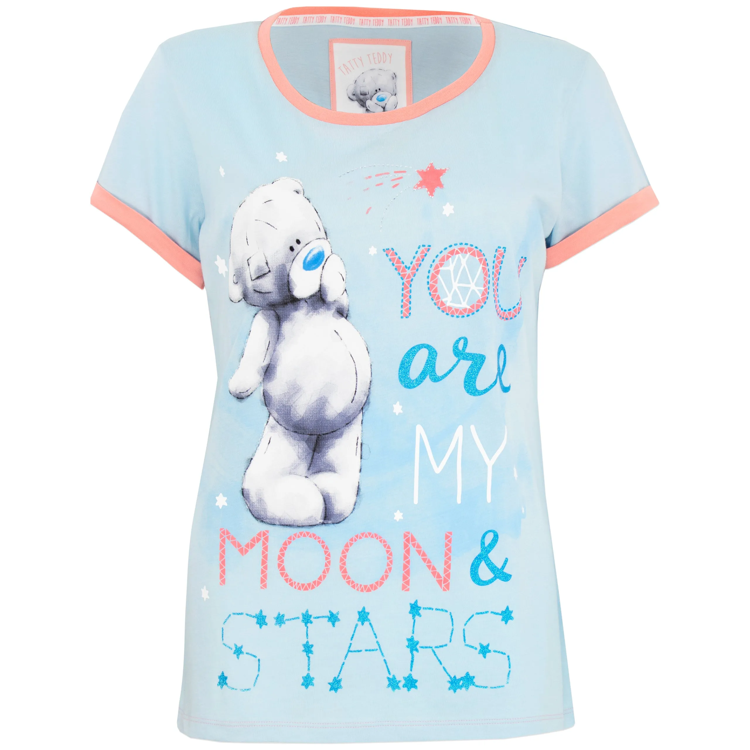 Womens Tatty Teddy Pajamas - Moon & Stars