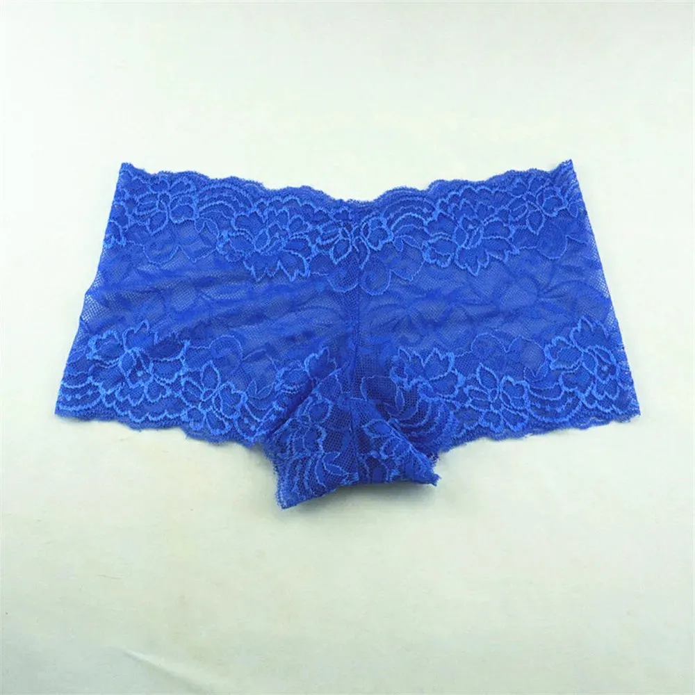 Women's Transparent Low-Rise Boxers Underwear