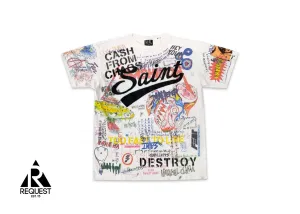 x Takashi Murakami Graphic Tee "White"