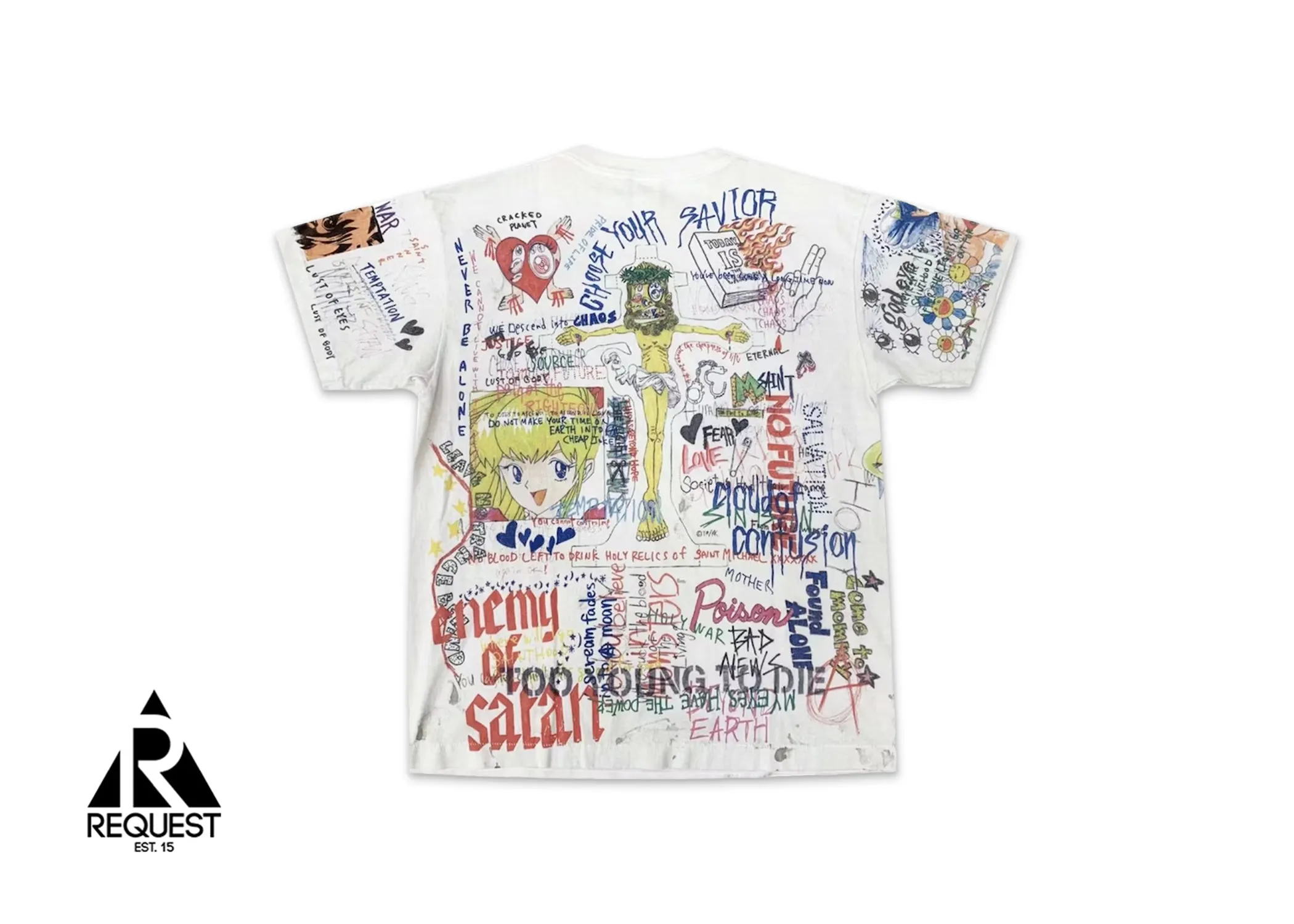 x Takashi Murakami Graphic Tee "White"
