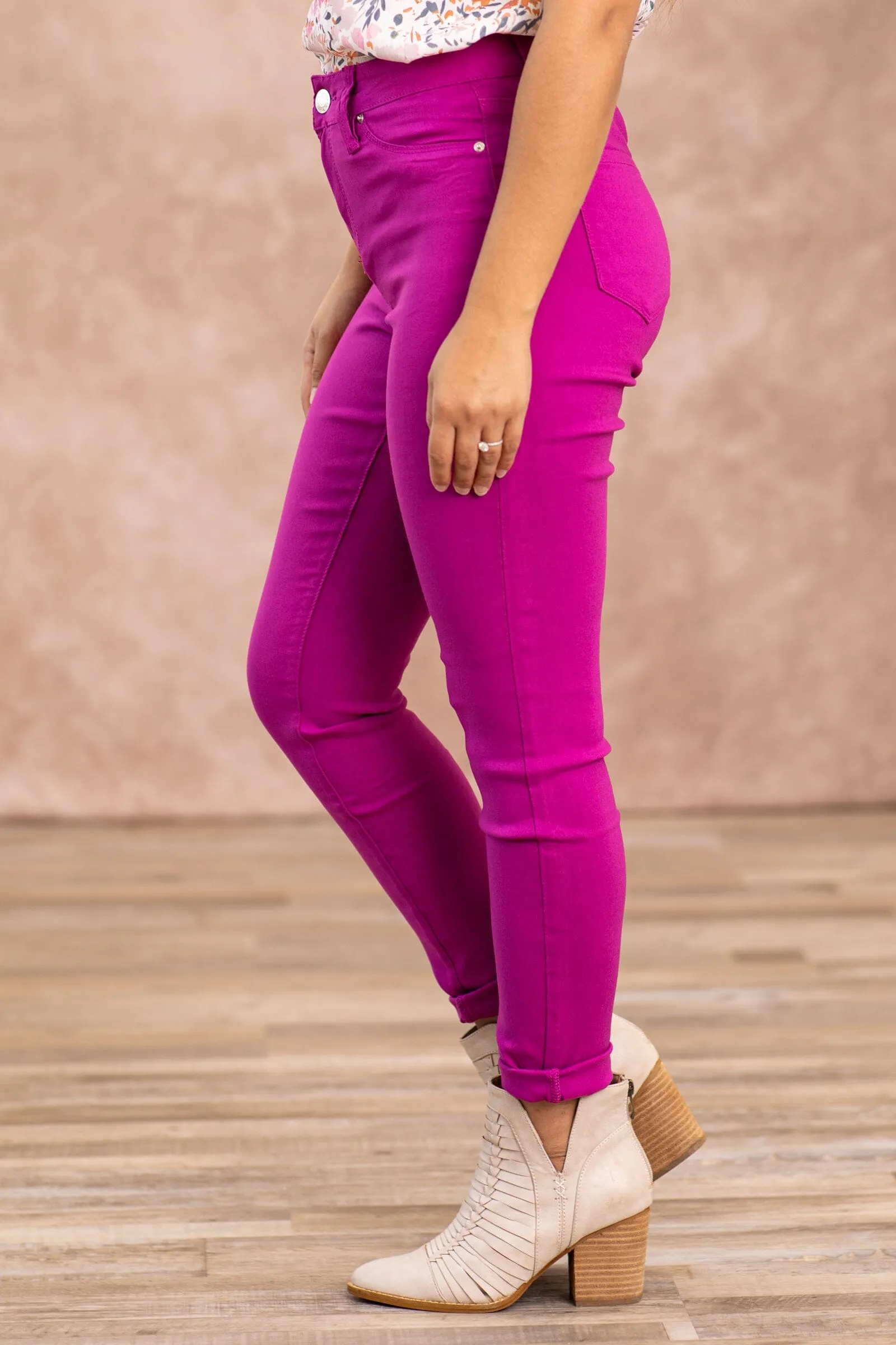 YMI Bright Berry Hyperstretch Pants