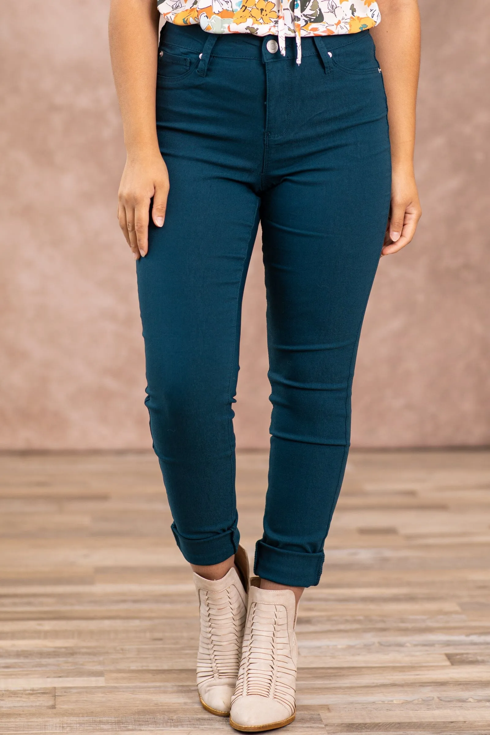 YMI Dark Teal Hyperstretch Pants