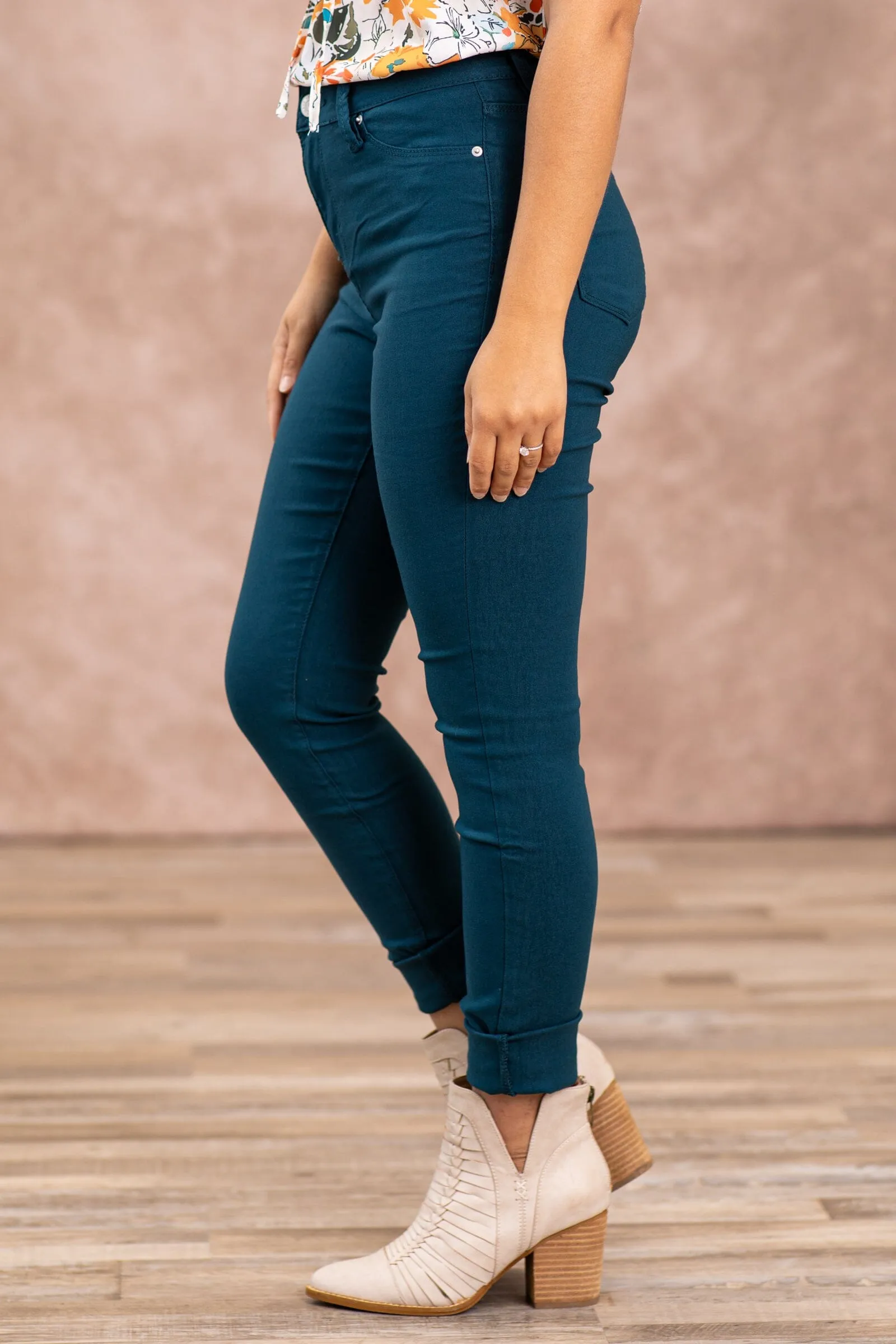 YMI Dark Teal Hyperstretch Pants