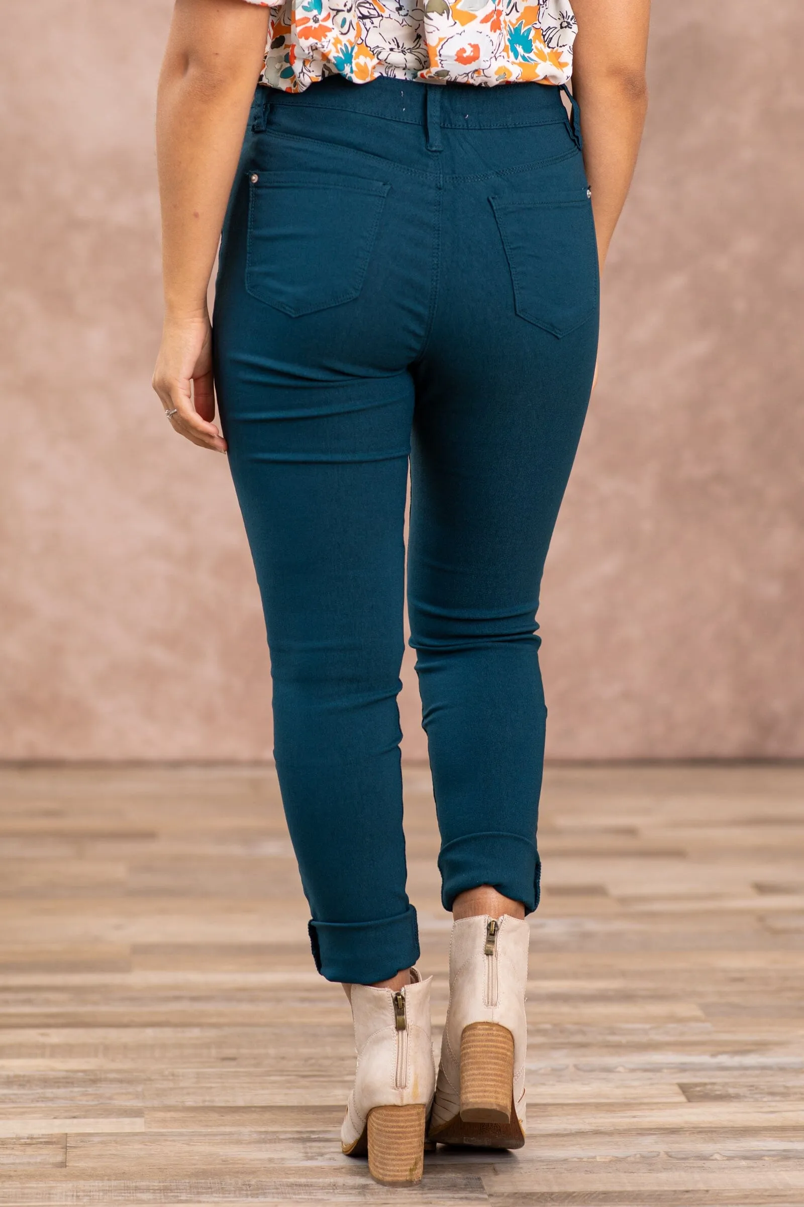 YMI Dark Teal Hyperstretch Pants