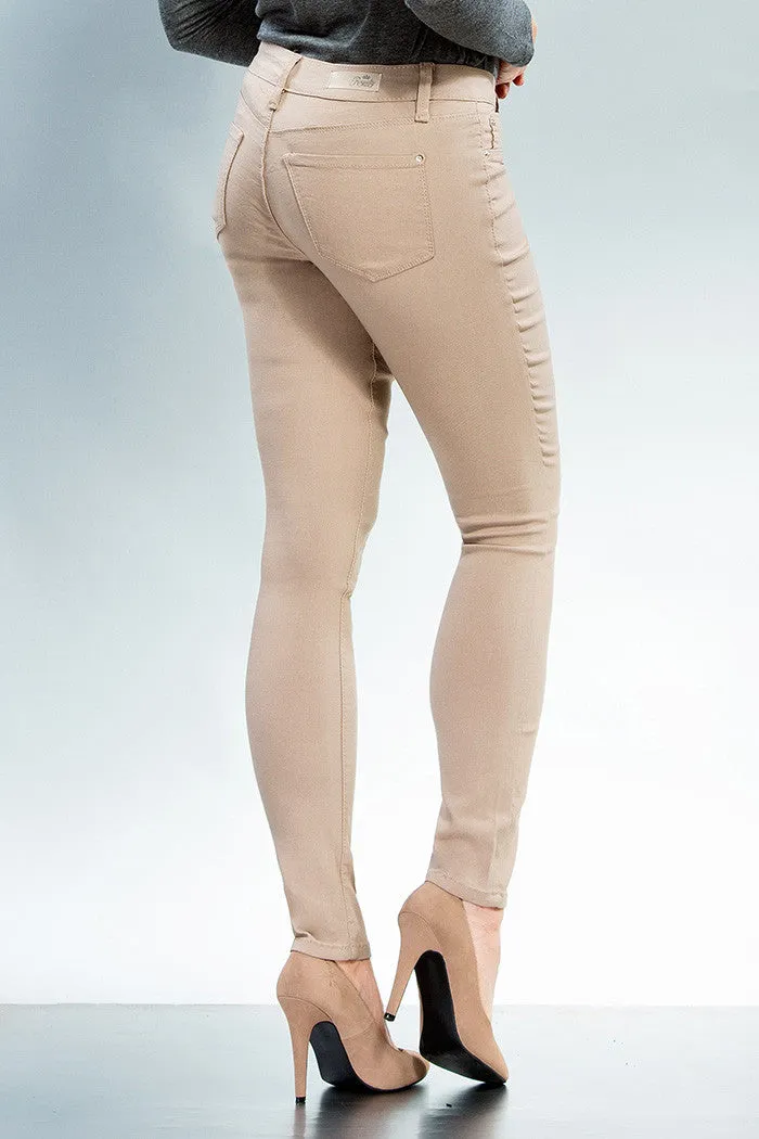 YMI Royalty For You | Missy Hyper Stretch Skinny Sand