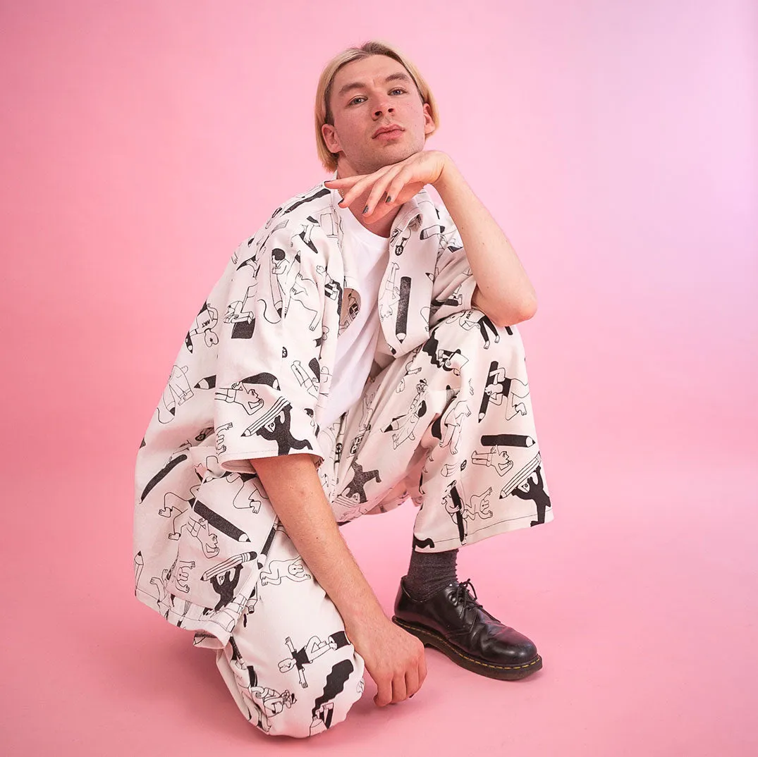 YUK FUN Artist Suit in Black - MADE TO ORDER