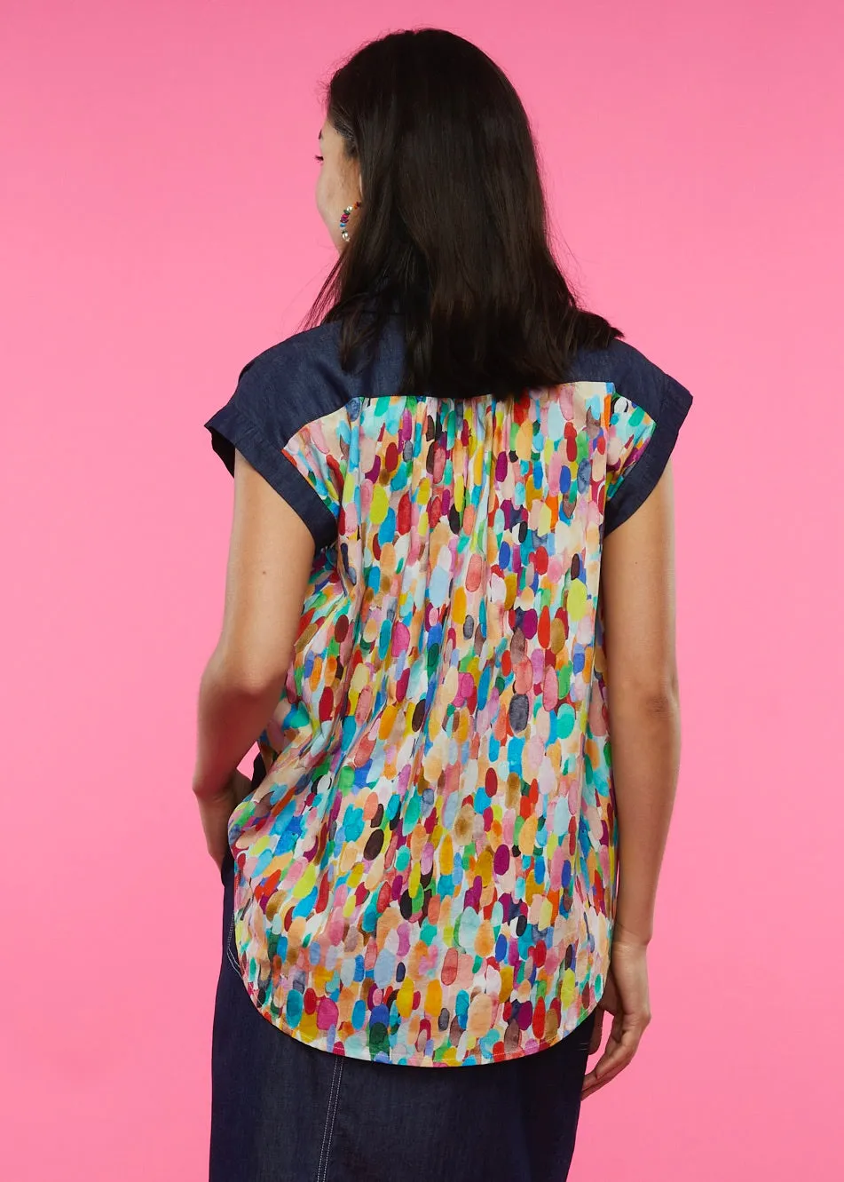 Zaket & Plover Confetti Blouse, Style #ZP6462U