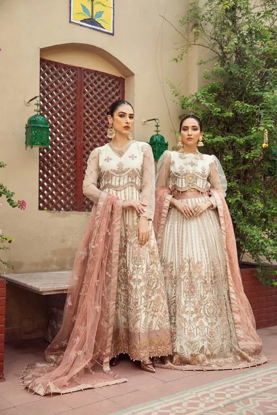 Zevar | Alizeh Embroidered Chiffon Festive Collection Shahtaj | Unstitched Embroidered Chiffon Suits