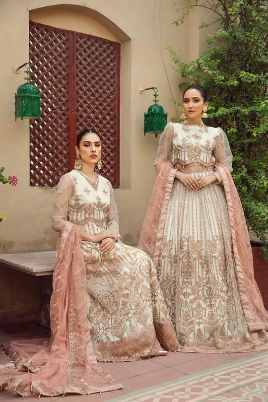 Zevar | Alizeh Embroidered Chiffon Festive Collection Shahtaj | Unstitched Embroidered Chiffon Suits