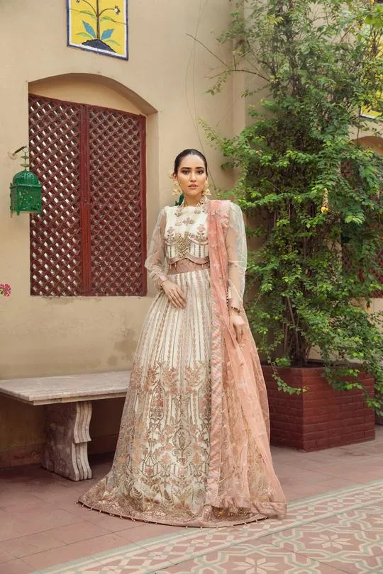 Zevar | Alizeh Embroidered Chiffon Festive Collection Shahtaj | Unstitched Embroidered Chiffon Suits