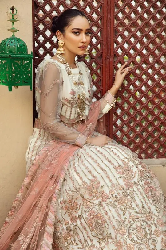 Zevar | Alizeh Embroidered Chiffon Festive Collection Shahtaj | Unstitched Embroidered Chiffon Suits