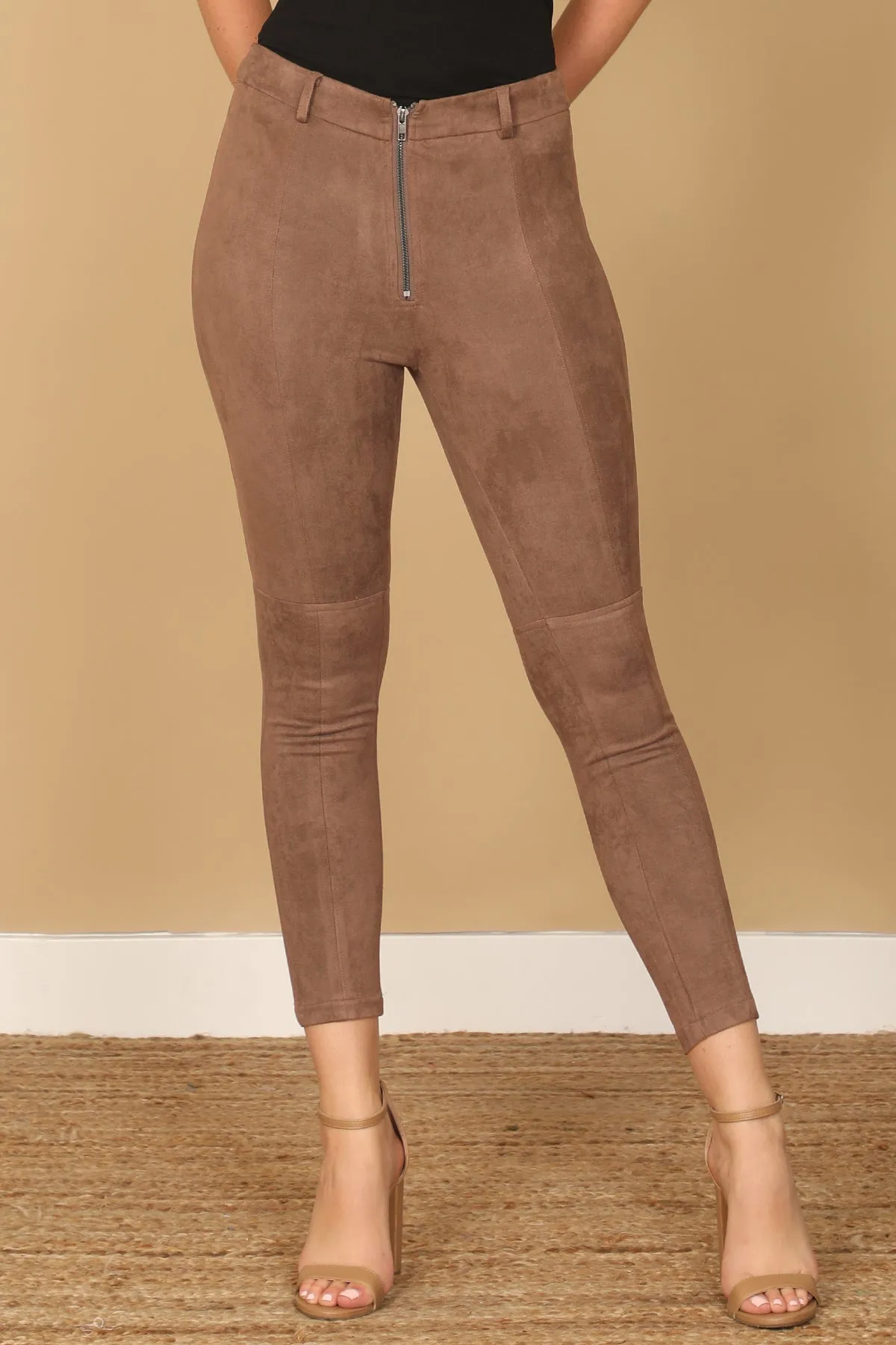 ZIP UP SKINNY PANTS
