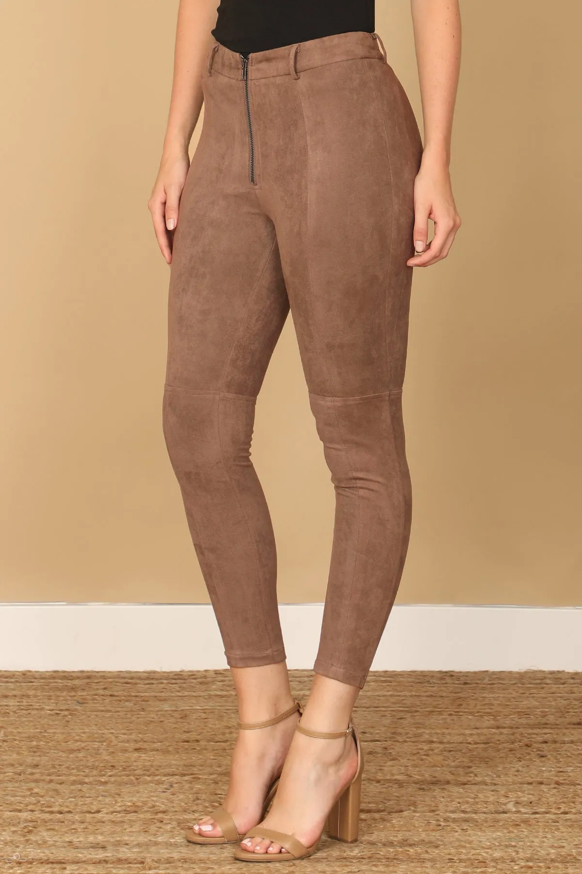 ZIP UP SKINNY PANTS