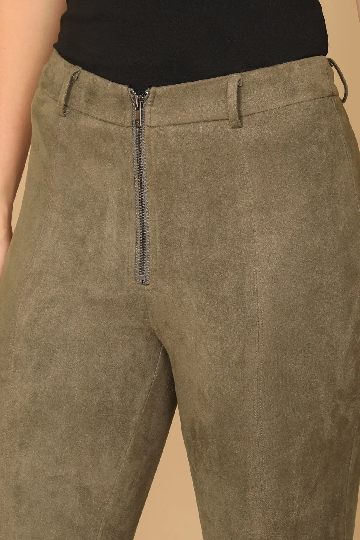 ZIP UP SKINNY PANTS