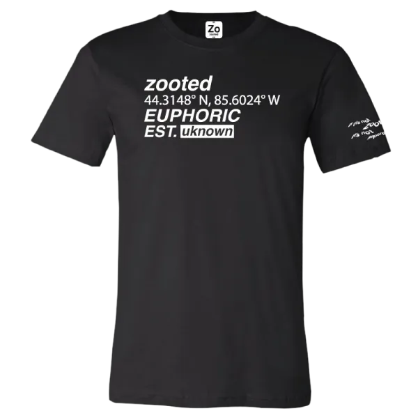 Zooted Euphoric Black Unisex Shirt