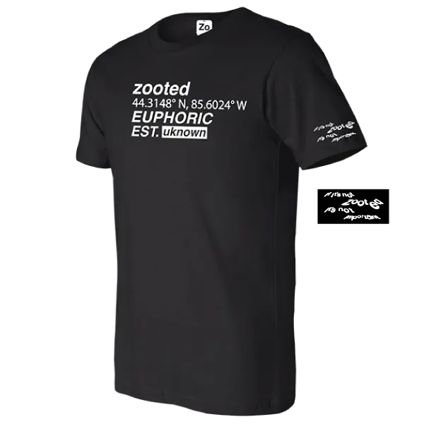 Zooted Euphoric Black Unisex Shirt