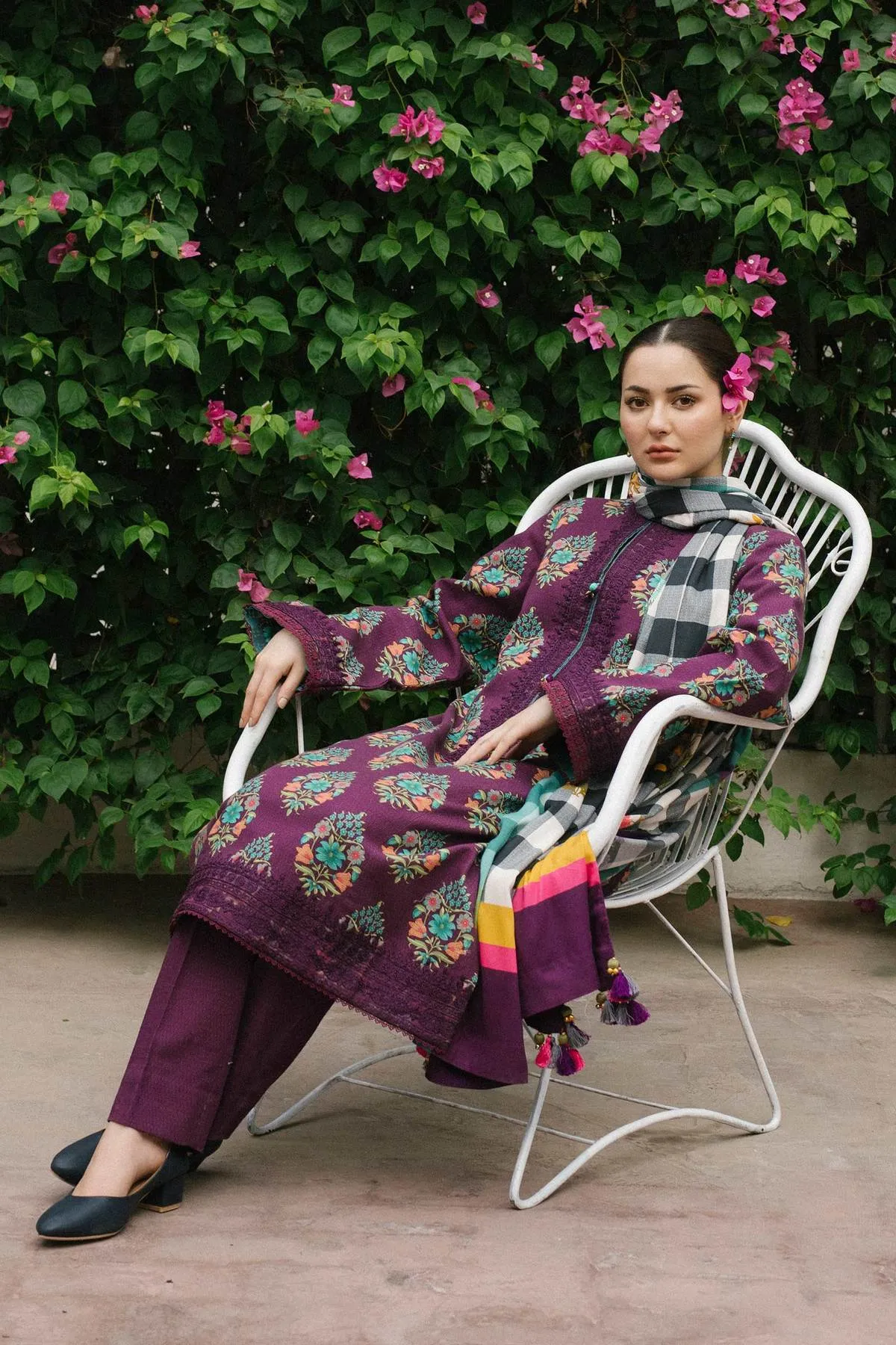 ZW21-3B |  Zara Shahjahan Coco Winter 2021 Collection | Unstitched Embroidered Khaddar Suits